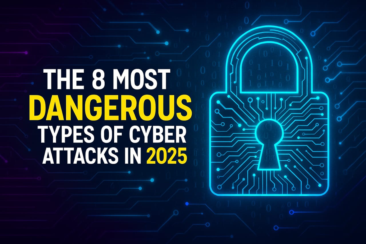 the most dangrous types of cyber attacks in 2025