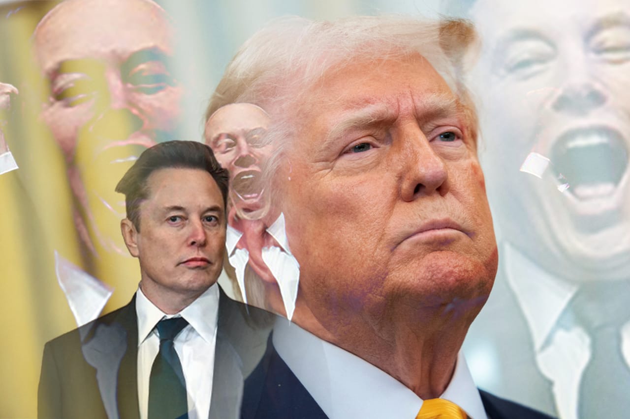 trump and musk mar