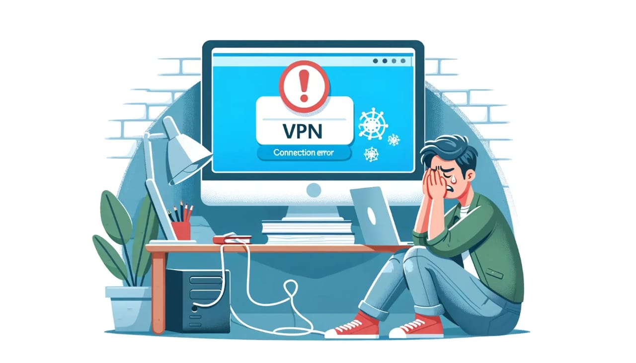 VPN connect butt not work