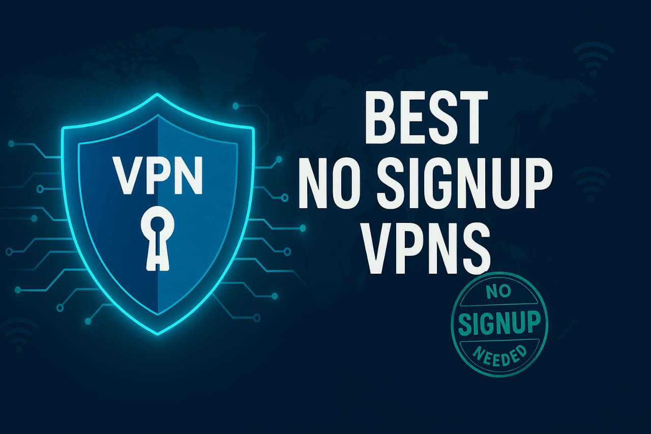 no signup vpn