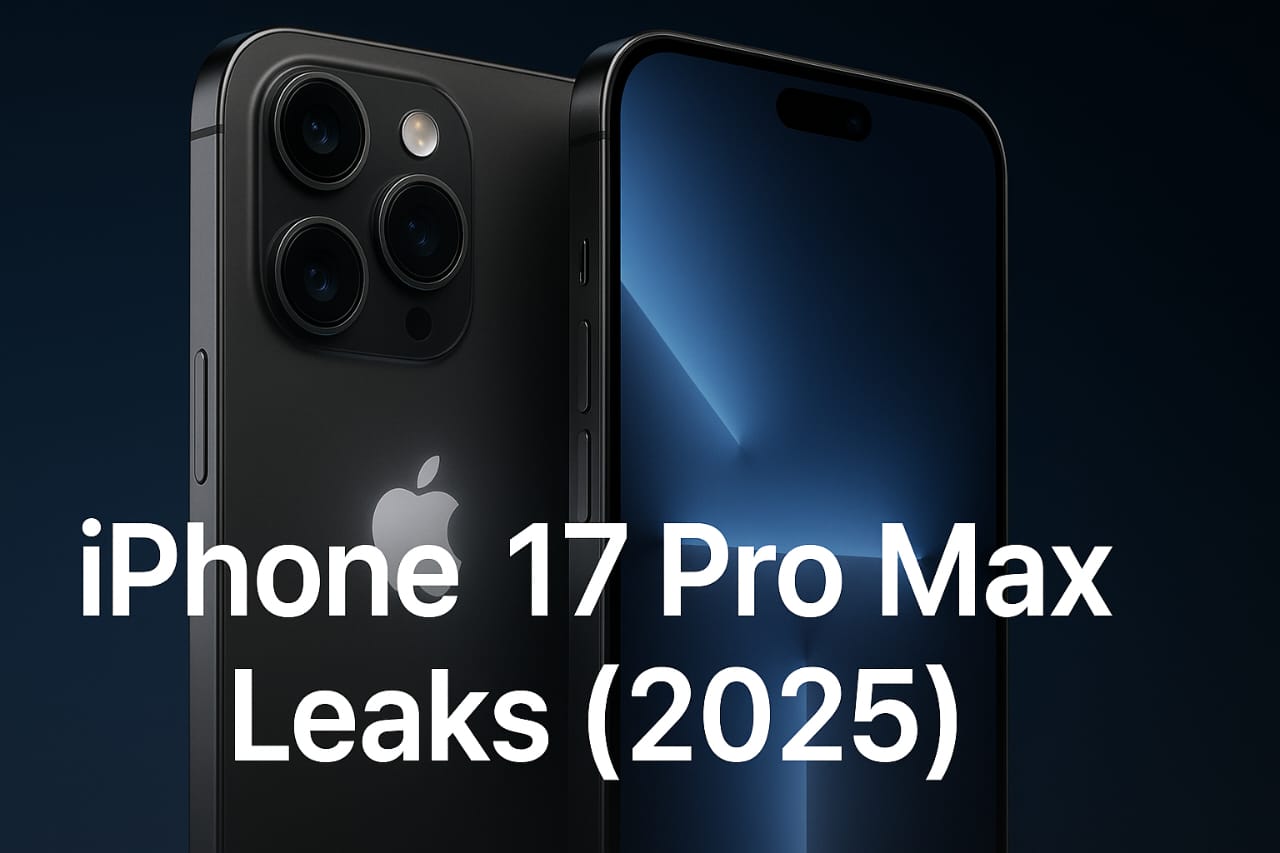 iPhone 17 pro max leaks 2025