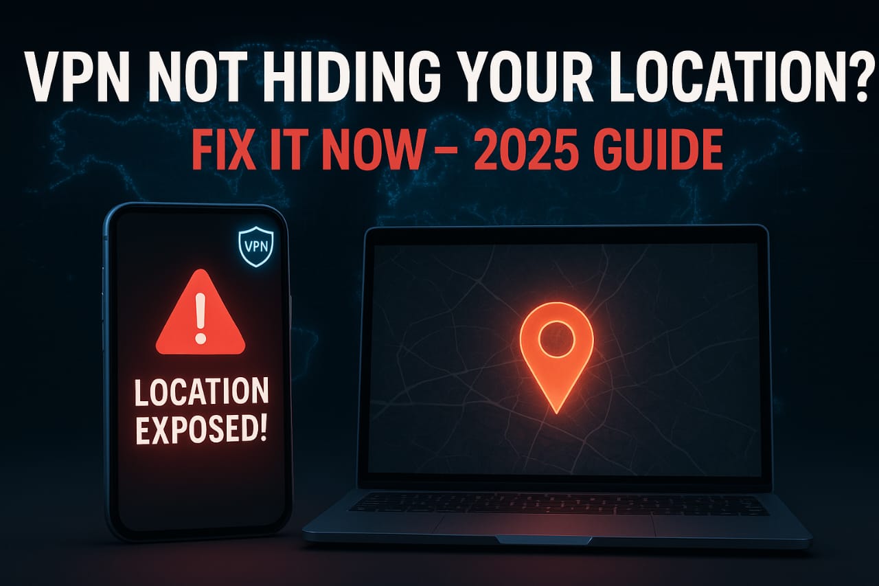 VPN Not hidding your location fix it now - 2025 guide