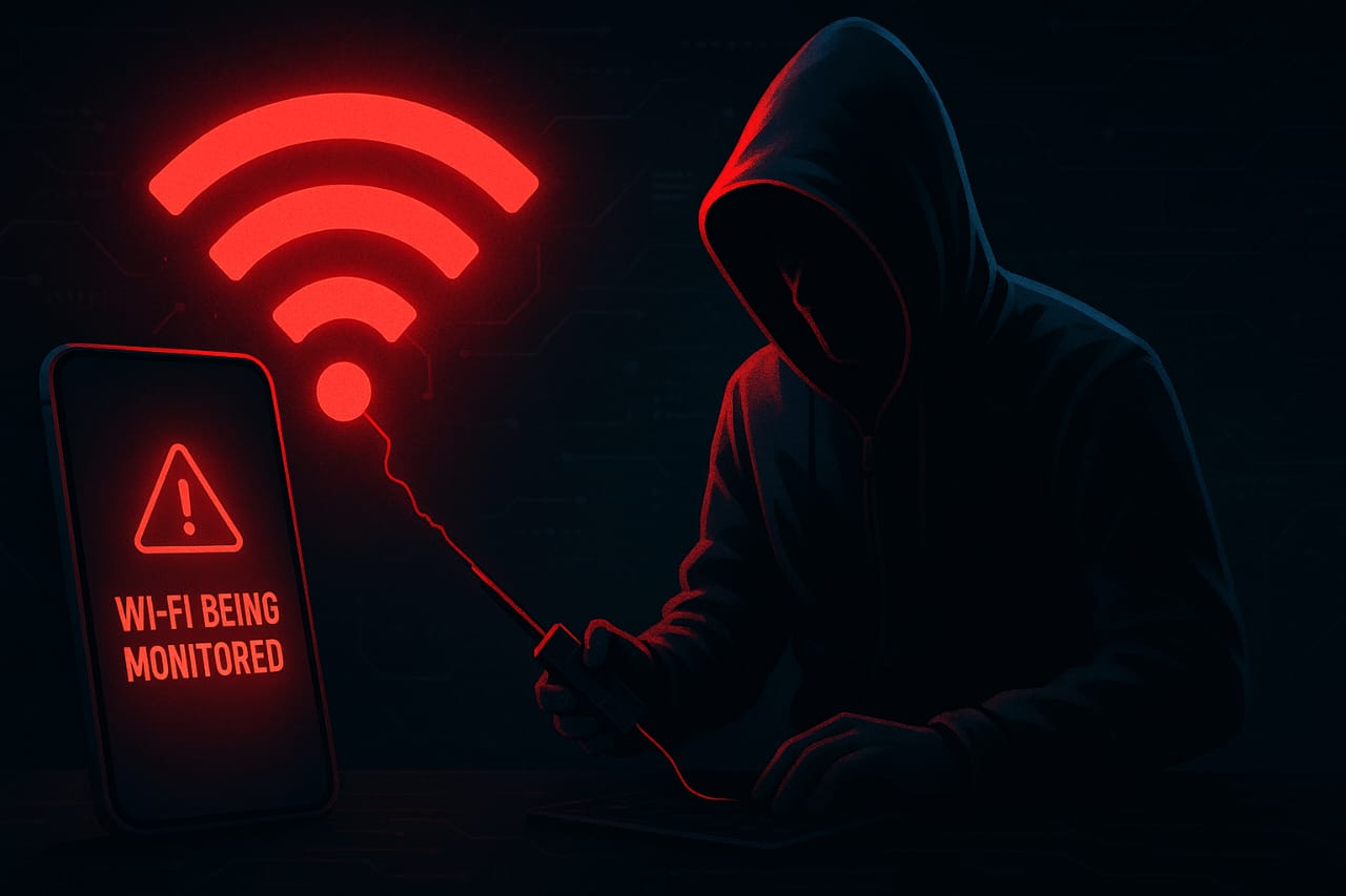 your wifi bieng moniter from unkown poeple